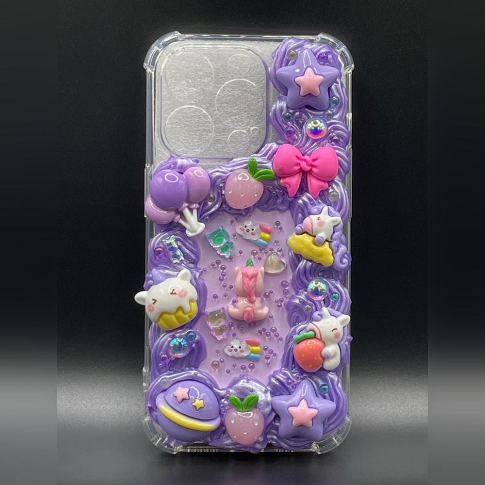 Decoden Phone Case Univorn Theme Purple